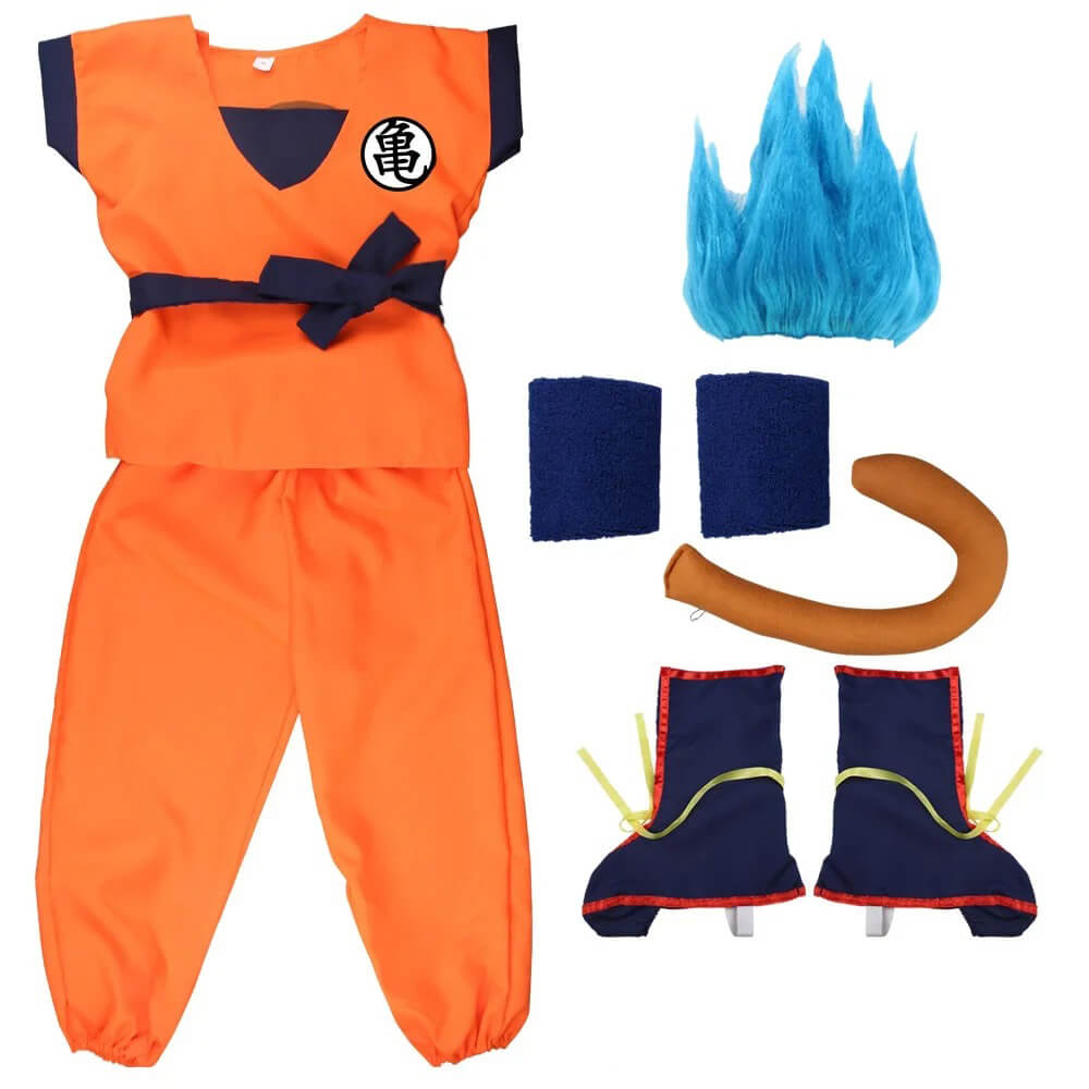Fantasia Infantil de Goku - 3-13 Anos