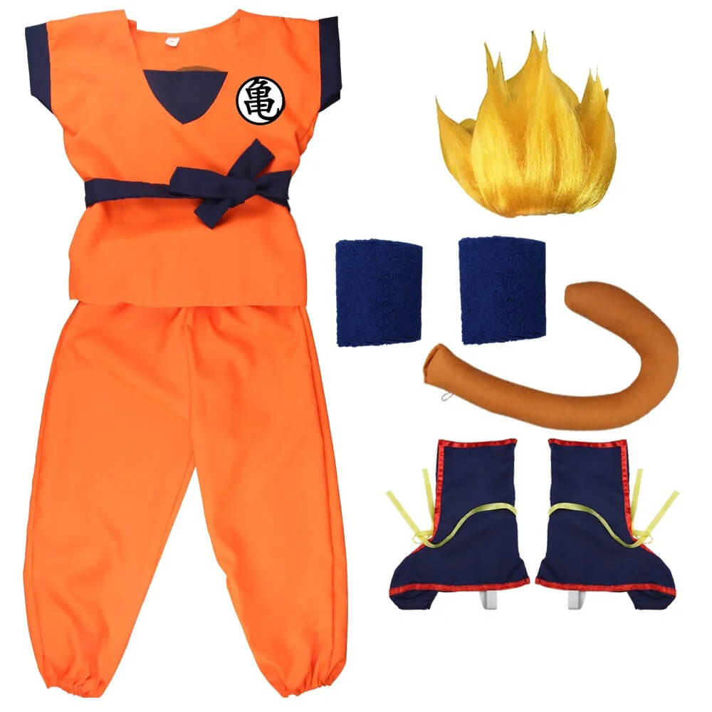 Fantasia Infantil de Goku - 3-13 Anos
