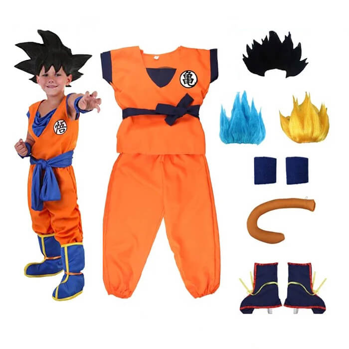 Fantasia Infantil de Goku - 3-13 Anos