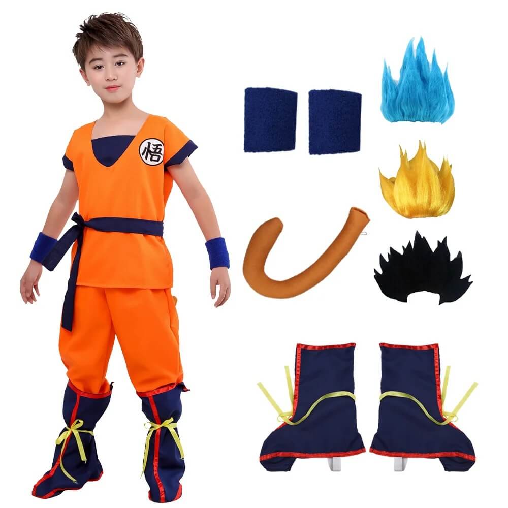 Fantasia Infantil de Goku - 3-13 Anos
