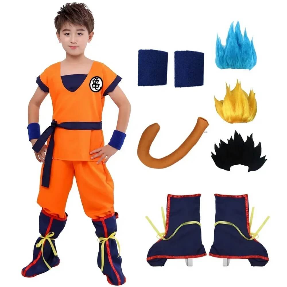 Fantasia Infantil de Goku - 3-13 Anos