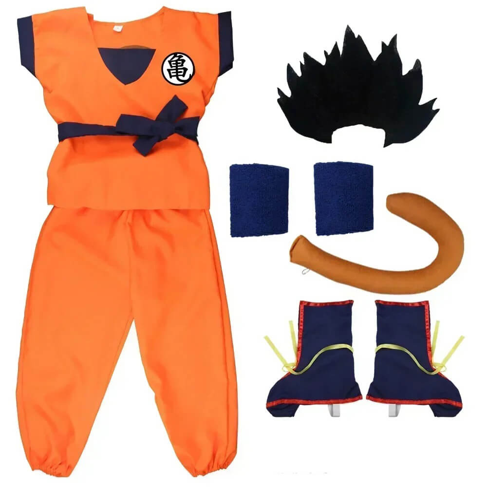 Fantasia Infantil de Goku - 3-13 Anos