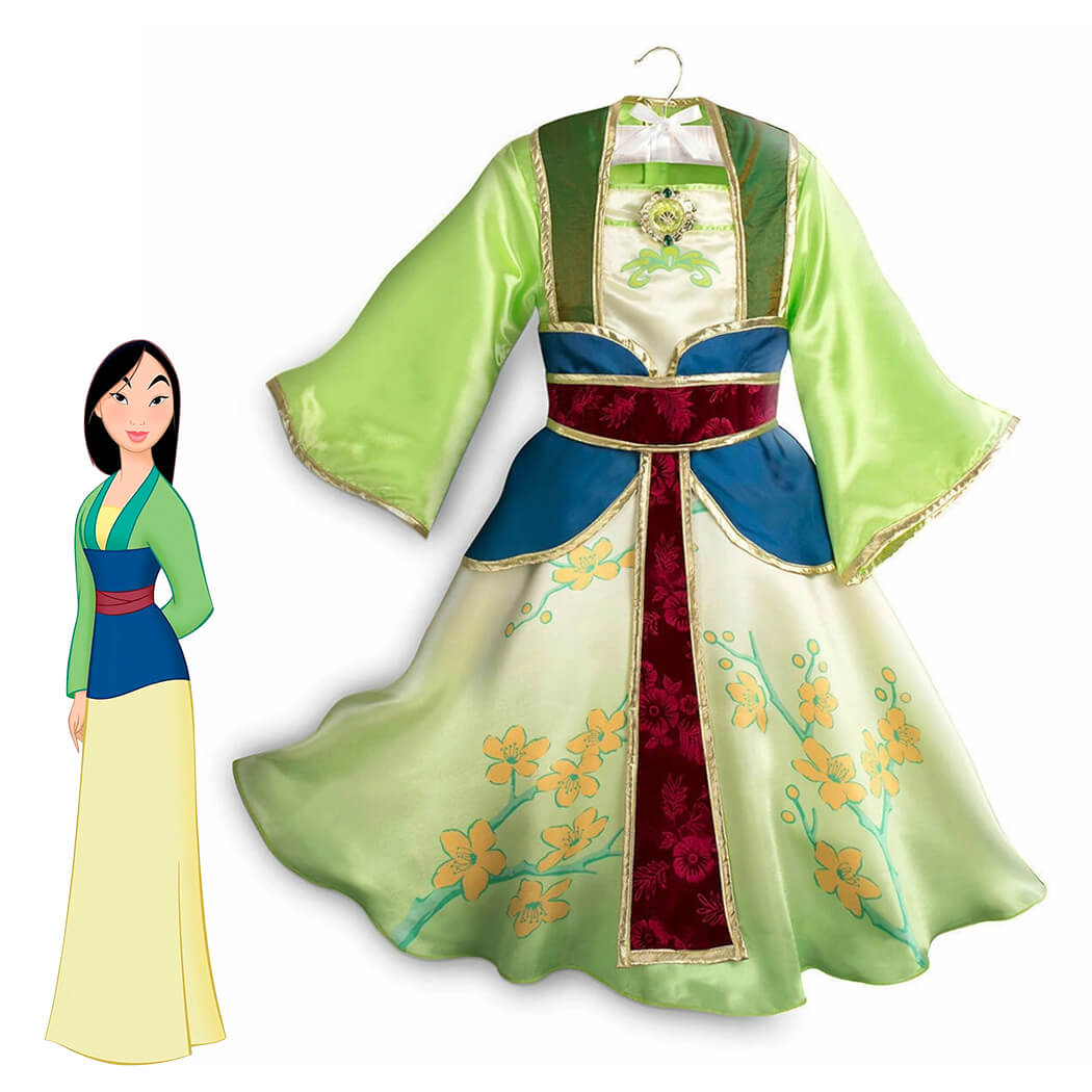 Filme Mulan Roupa Da Princesa Mulan Hua Mulan Costume, Green Mulan Dress CoserZ Filme Mulan Roupa Da Princesa Mulan Hua Mulan Costume, Green Mulan Dress CoserZ