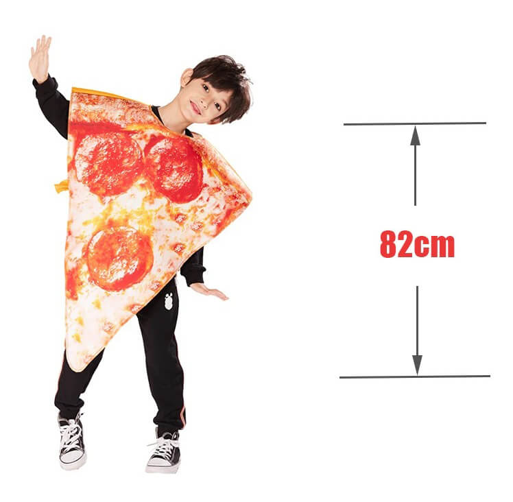 Fantasia Infantil de Pizza - 3-10 Anos
