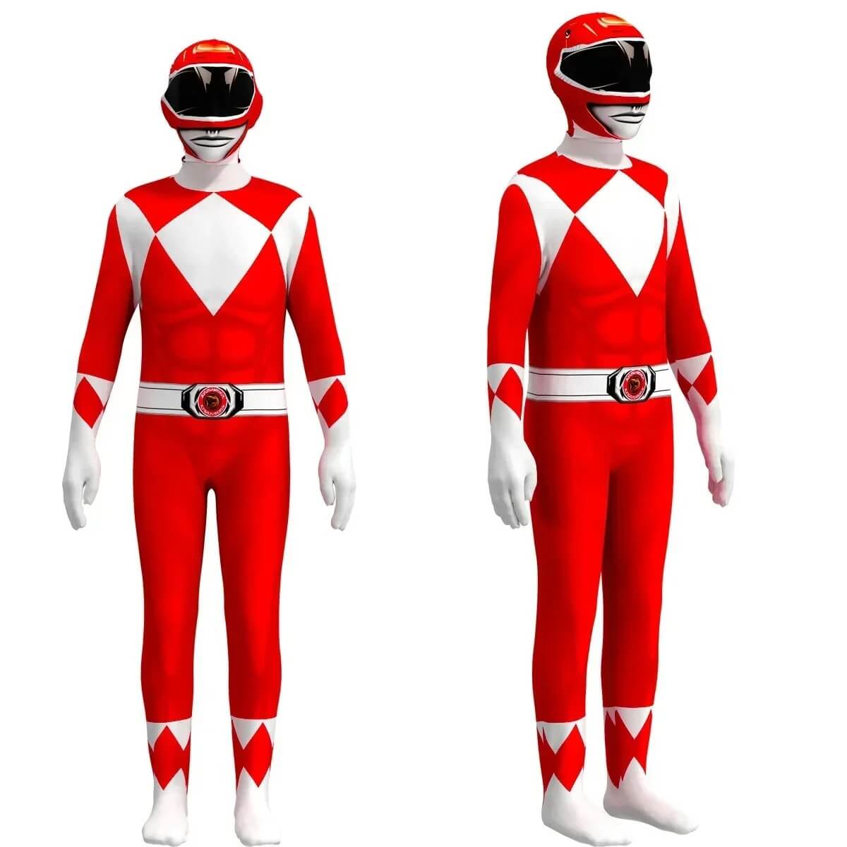 Fantasia Infantil de Power Rangers - 4-12 Anos