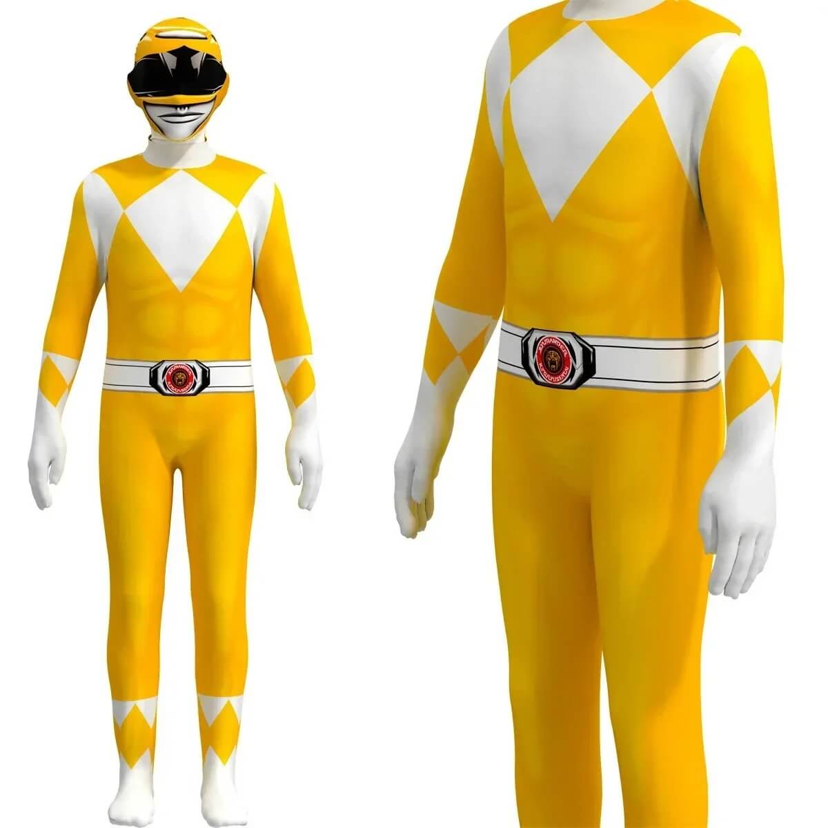 Fantasia Infantil de Power Rangers - 4-12 Anos
