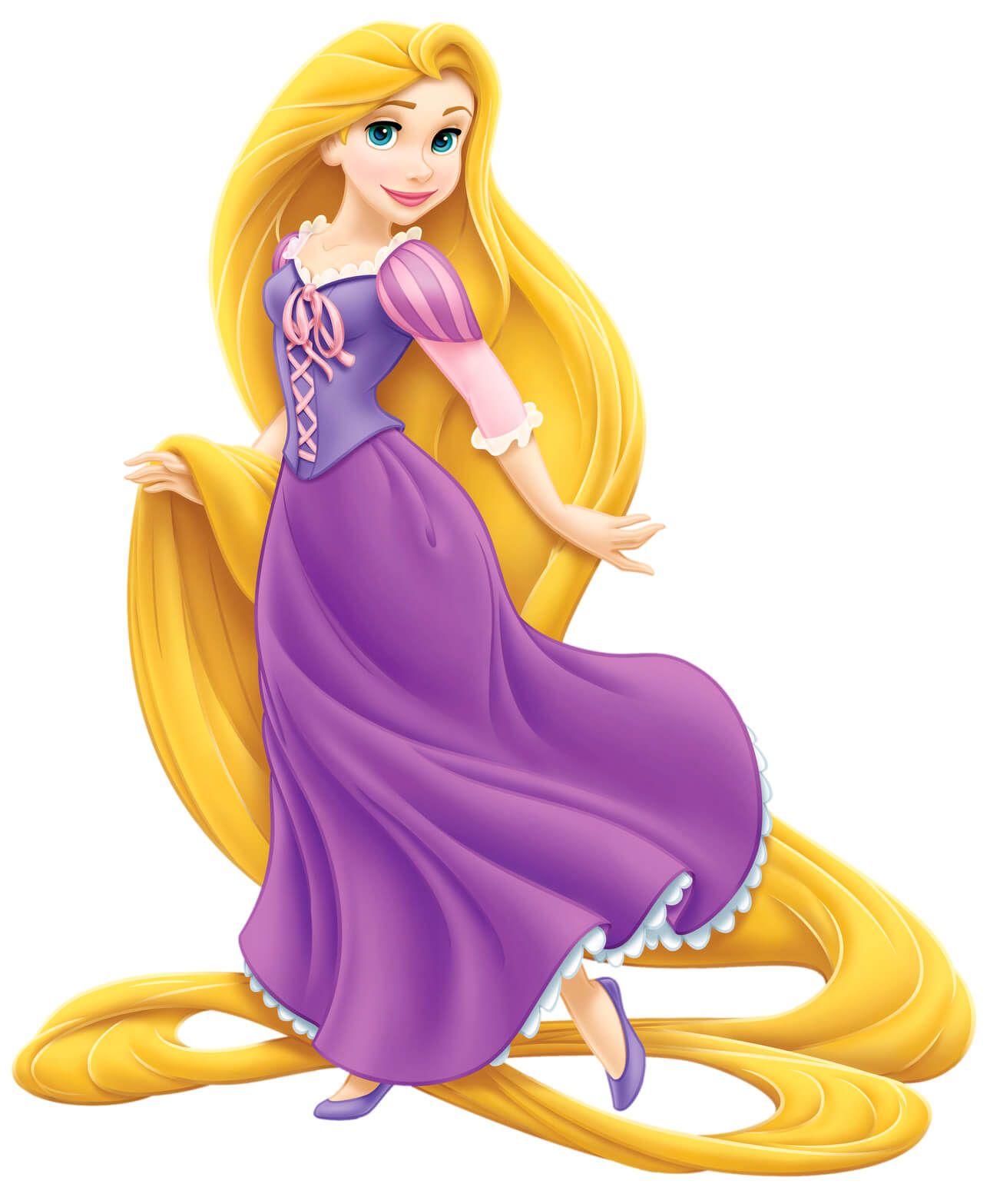 Fantasia Infantil de Rapunzel - 2-10 Anos