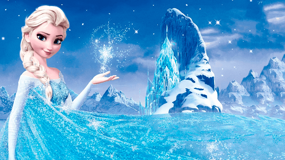 Fantasia Infantil de Elsa do Filme Frozen - 2-10 Anos