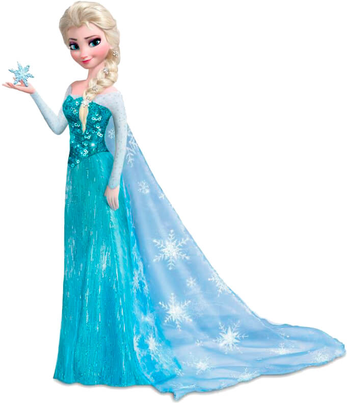 Fantasia Infantil de Elsa do Filme Frozen - 2-10 Anos