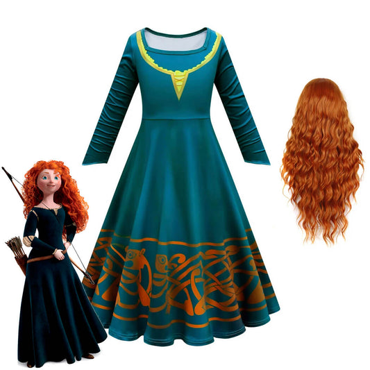 Fantasia Infantil de Merida do Filme Brave - 2-10 Anos