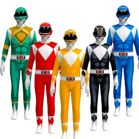 Fantasia Infantil de Power Rangers - 4-12 Anos