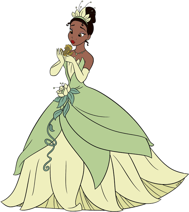 Fantasia Infantil de Princesa Tiana - 2-10 Anos