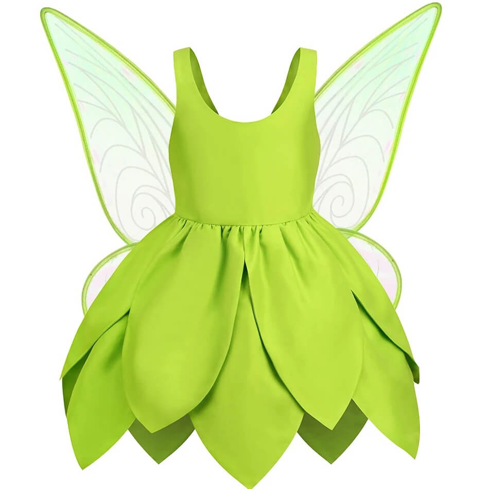 Fantasia Infantil de Sininho Tinker Bell - 1-10 Anos